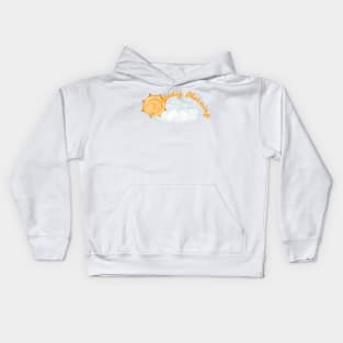 "Goodly Morning", early birds have a good morning at the sunrise Kids Hoodie